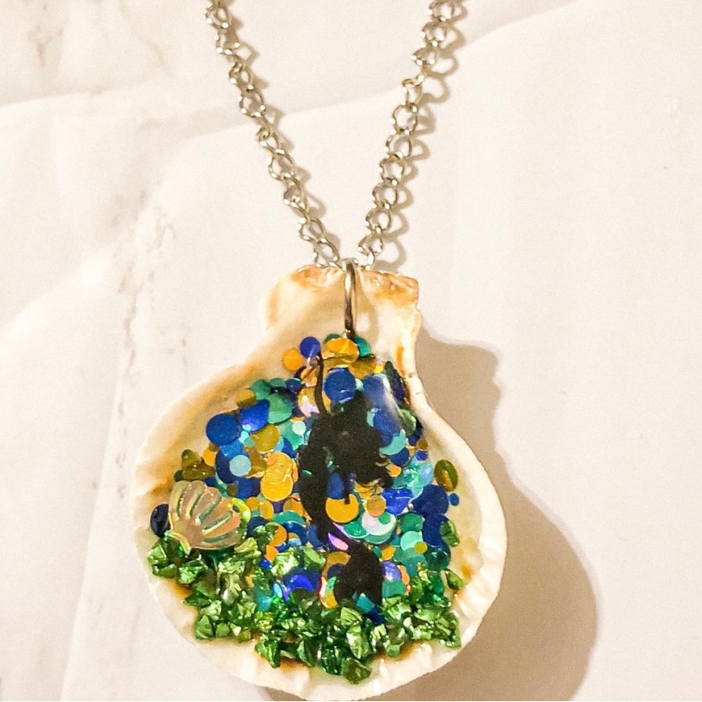 Little Mermaid Ariel Seashell Necklace